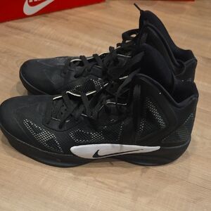 Nike Zoom Hyperfuse 2011 TB Black 454146-001 Basketball Shoes
